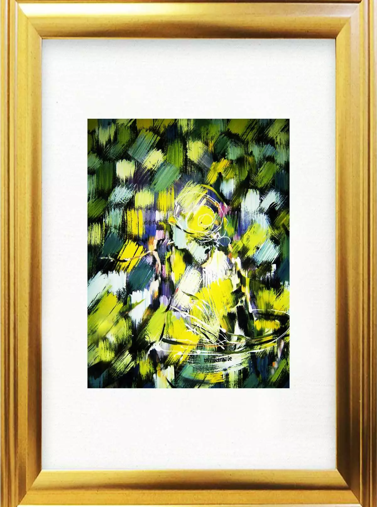 "Chew On (In-depth)" Original Acrylic Abstract Painting (30"x40")