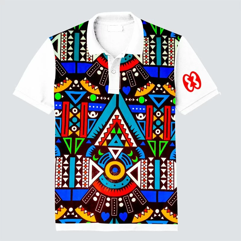 Lacoste africanwear for men traditional design white