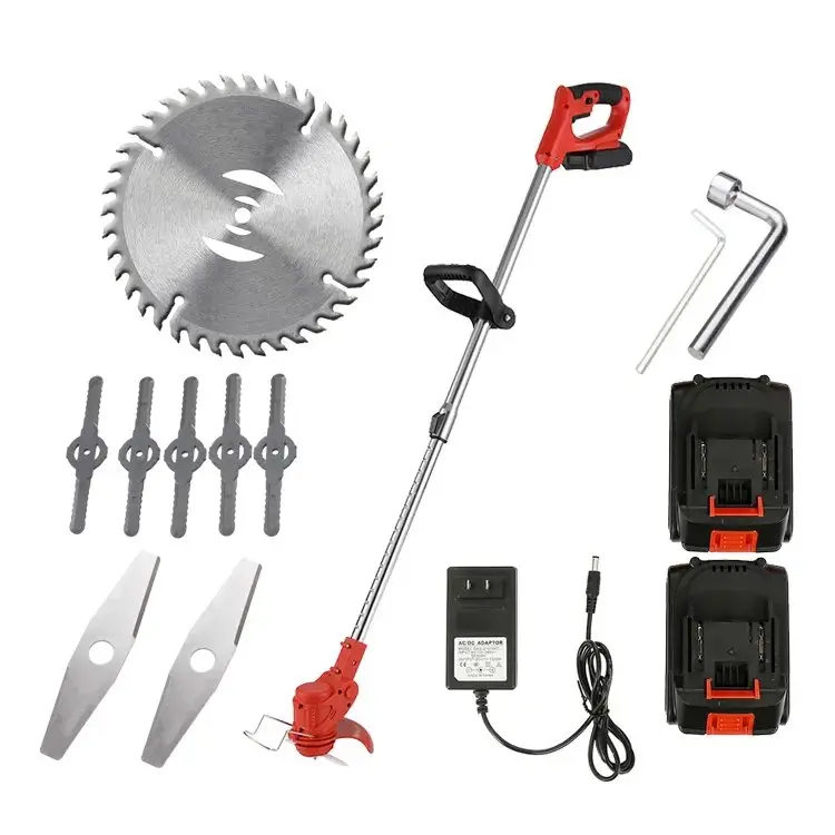 21V Cordless Electric Brush Cutter & Grass Trimmer (800W)