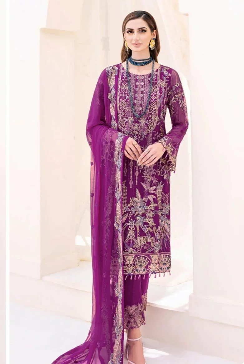 Luxury chiffon dress