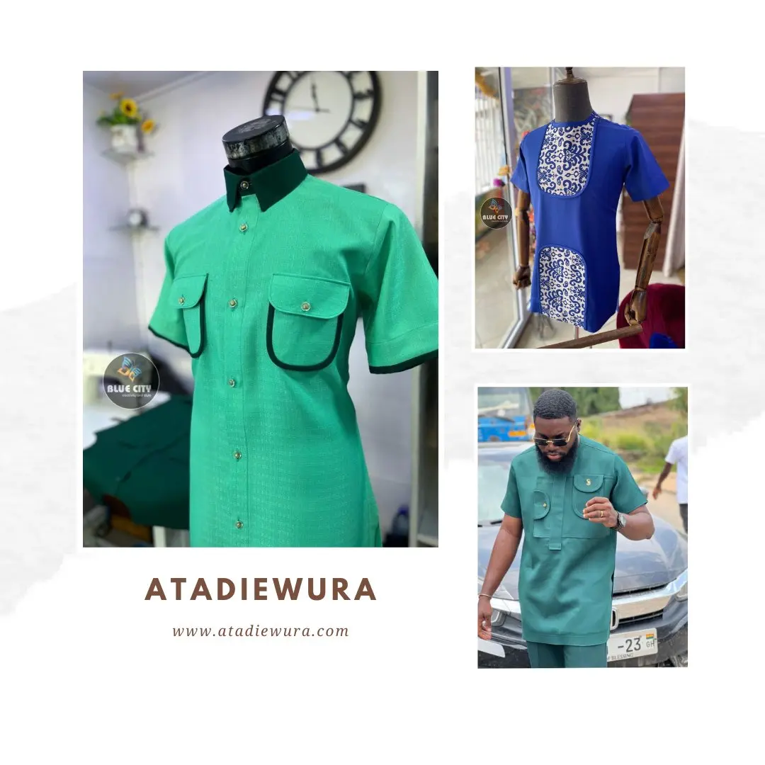 Men's Embroidered Khaftan Shirt (African Traditional Wear)