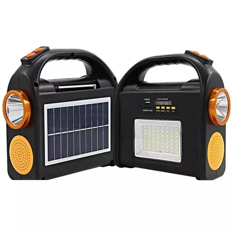 Rechargeable Light Solar Bluetooth Speaker LED Lamp