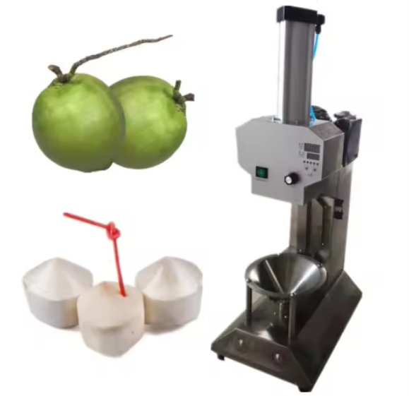 Commercial Coconut Peeling & Cutting Machine (Stainless Steel)