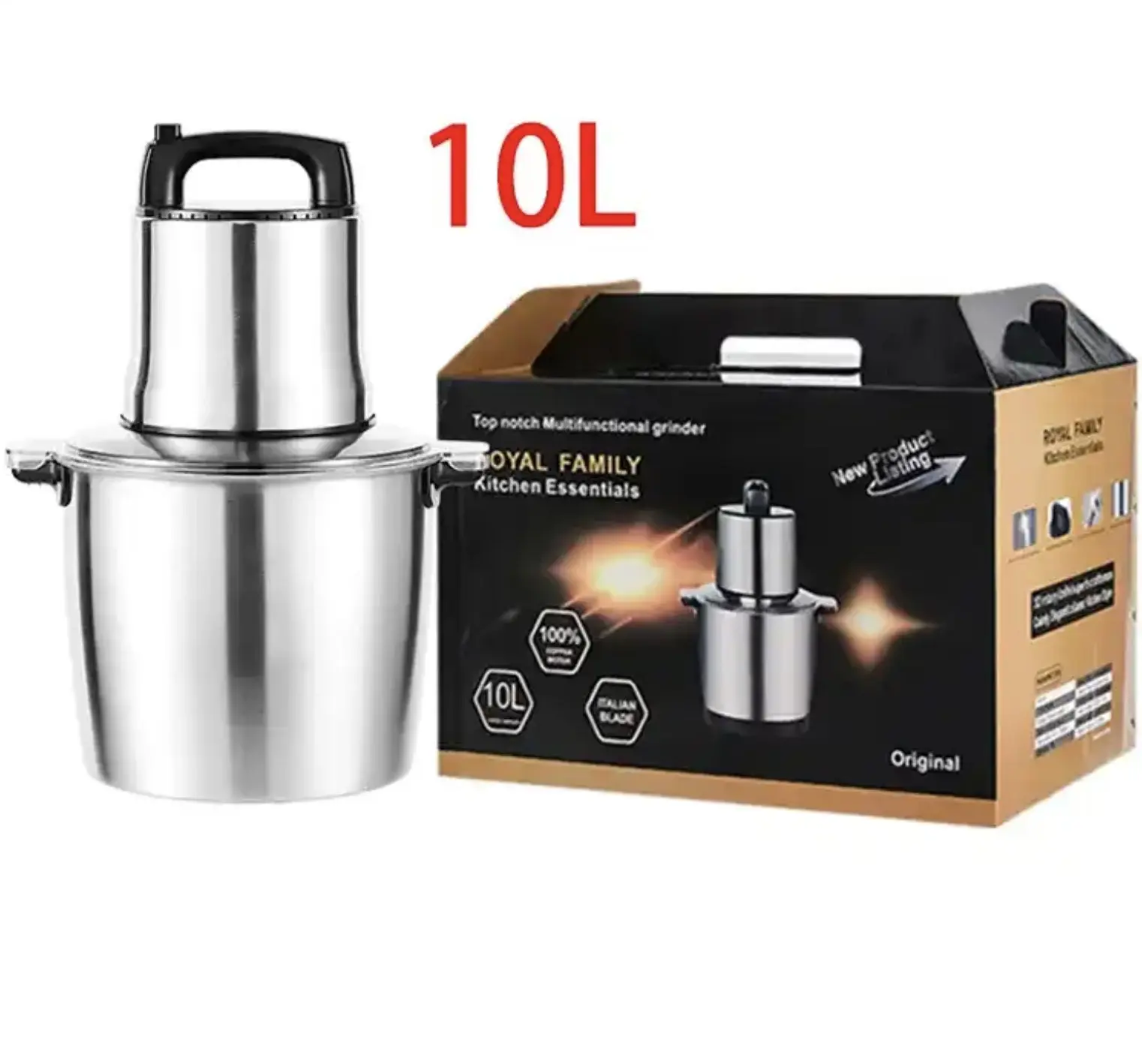 10L Electric Fufu Pounding & Meat Blending Machine (1500W)