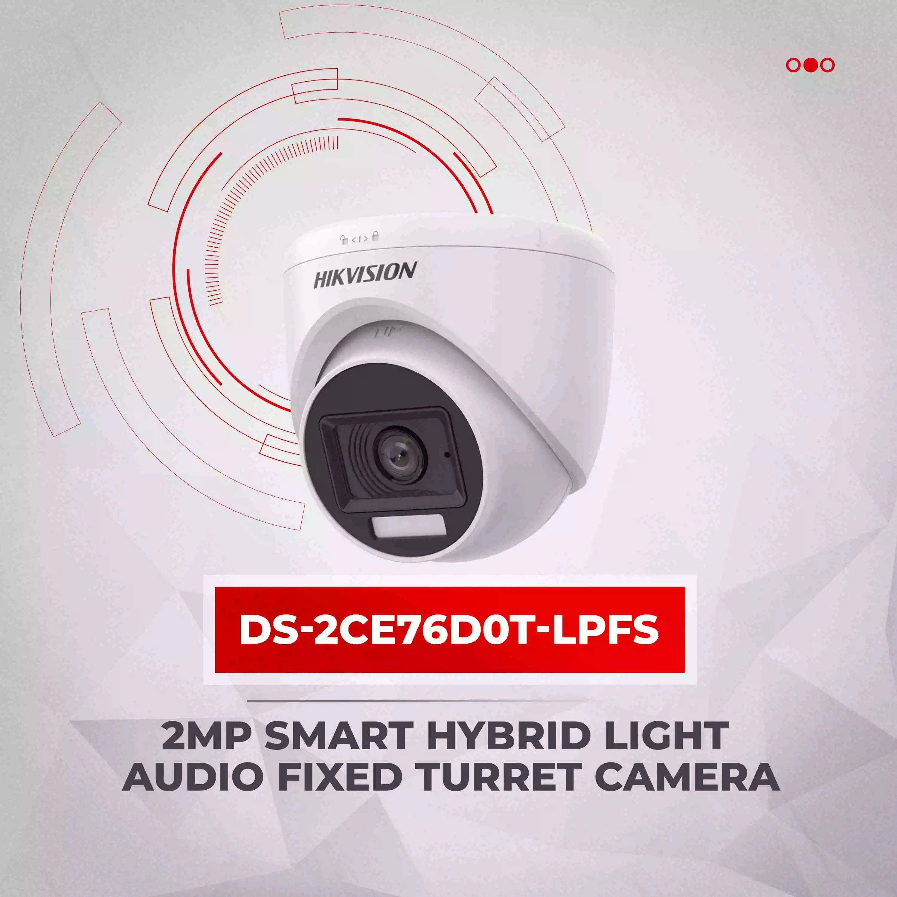 Hikvision 2MP Turbo HD Dome CCTV Camera (1080p, IR Night Vision)