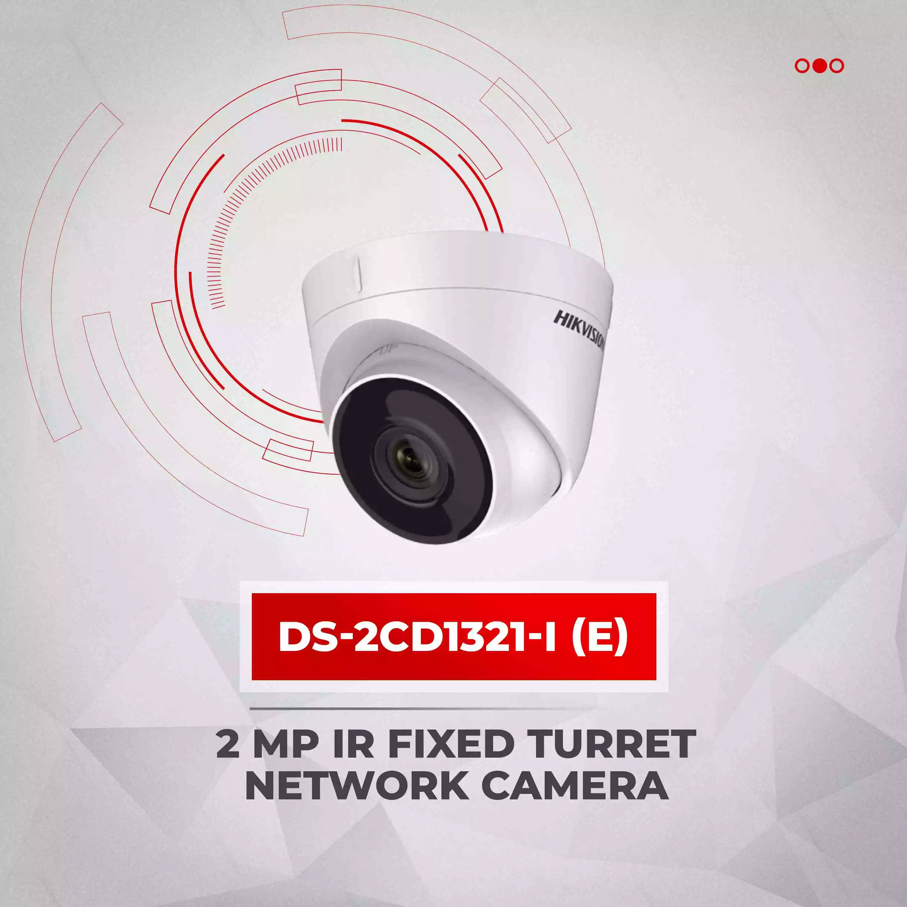 2MP Turret CCTV Camera - Full HD Network IP Security Surveillance Dome