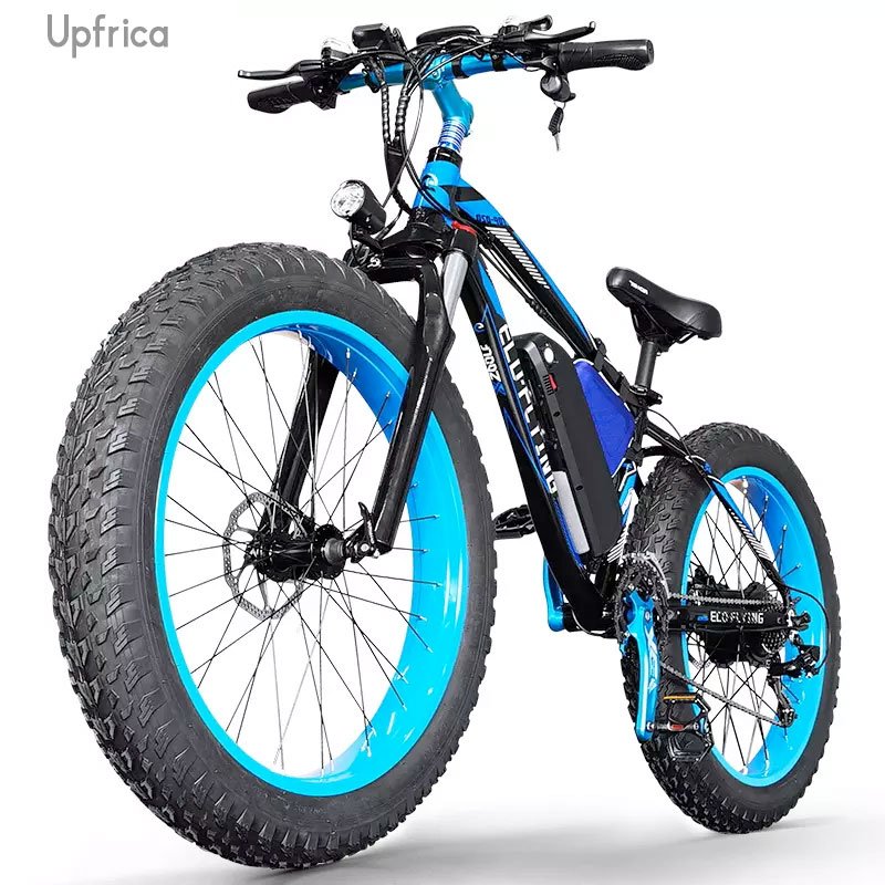 48V 1000W Fat Tire Folding Electric Bike - 26" 21-Speed E-Bike with 12.5Ah Battery (50km/h)