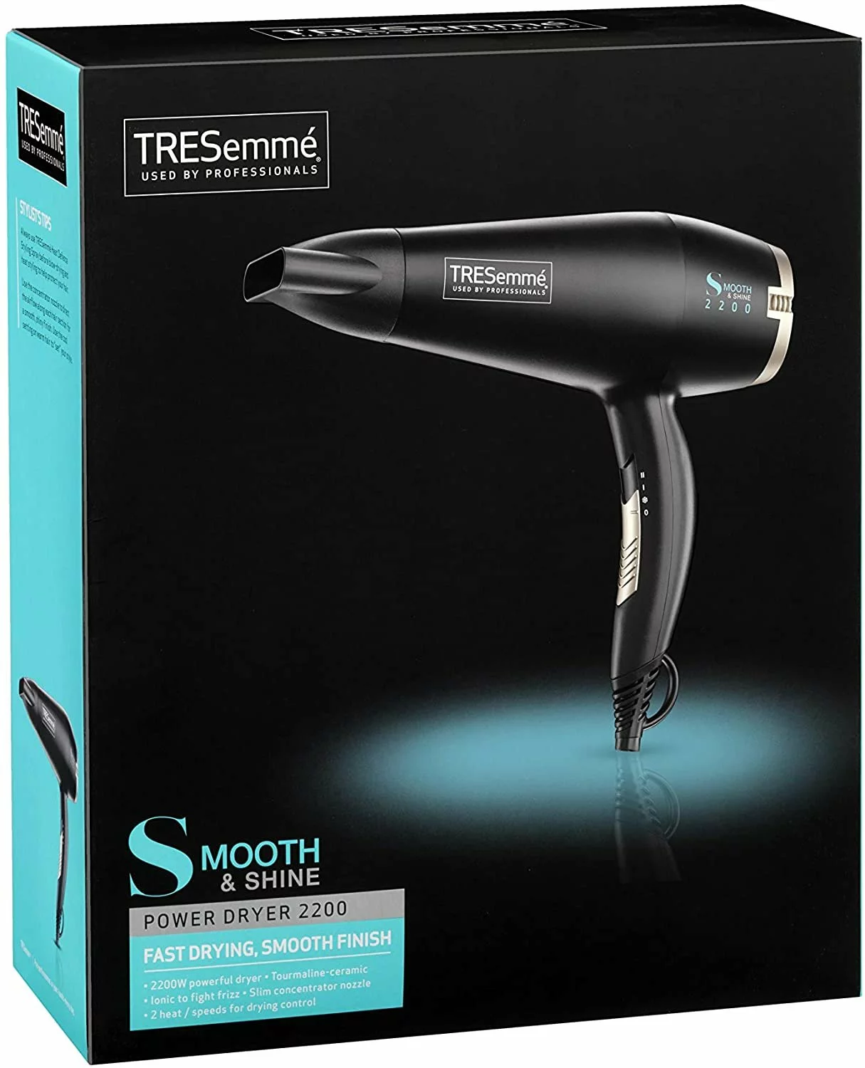TRESemmé 5542DU Hair Dryer 2200W - Salon Professional Smooth & Shine with Ionic Technology