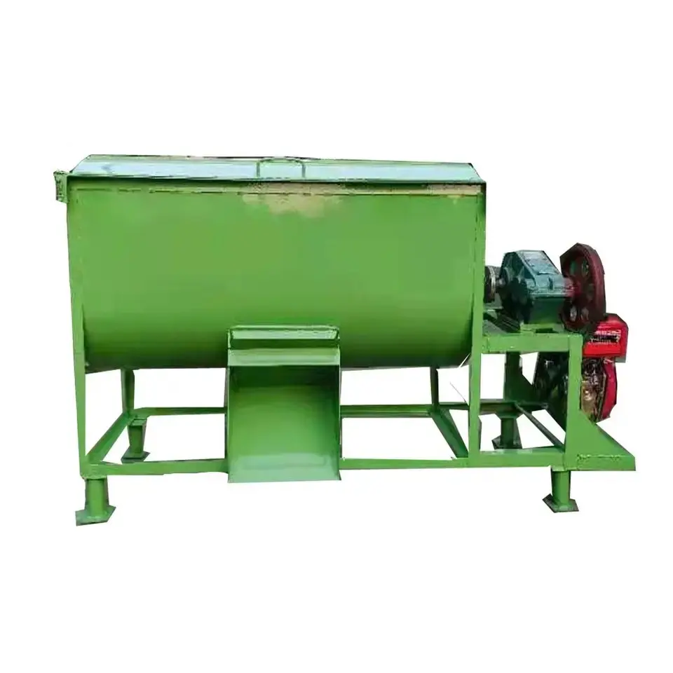 G005 Diesel-Powered Horizontal Animal Feed Mixer (150kg/batch)