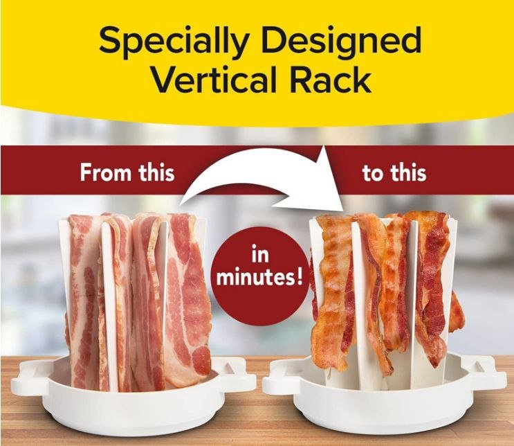 Bacon Can™ Healthy Crispy Bacon Cooker Rack