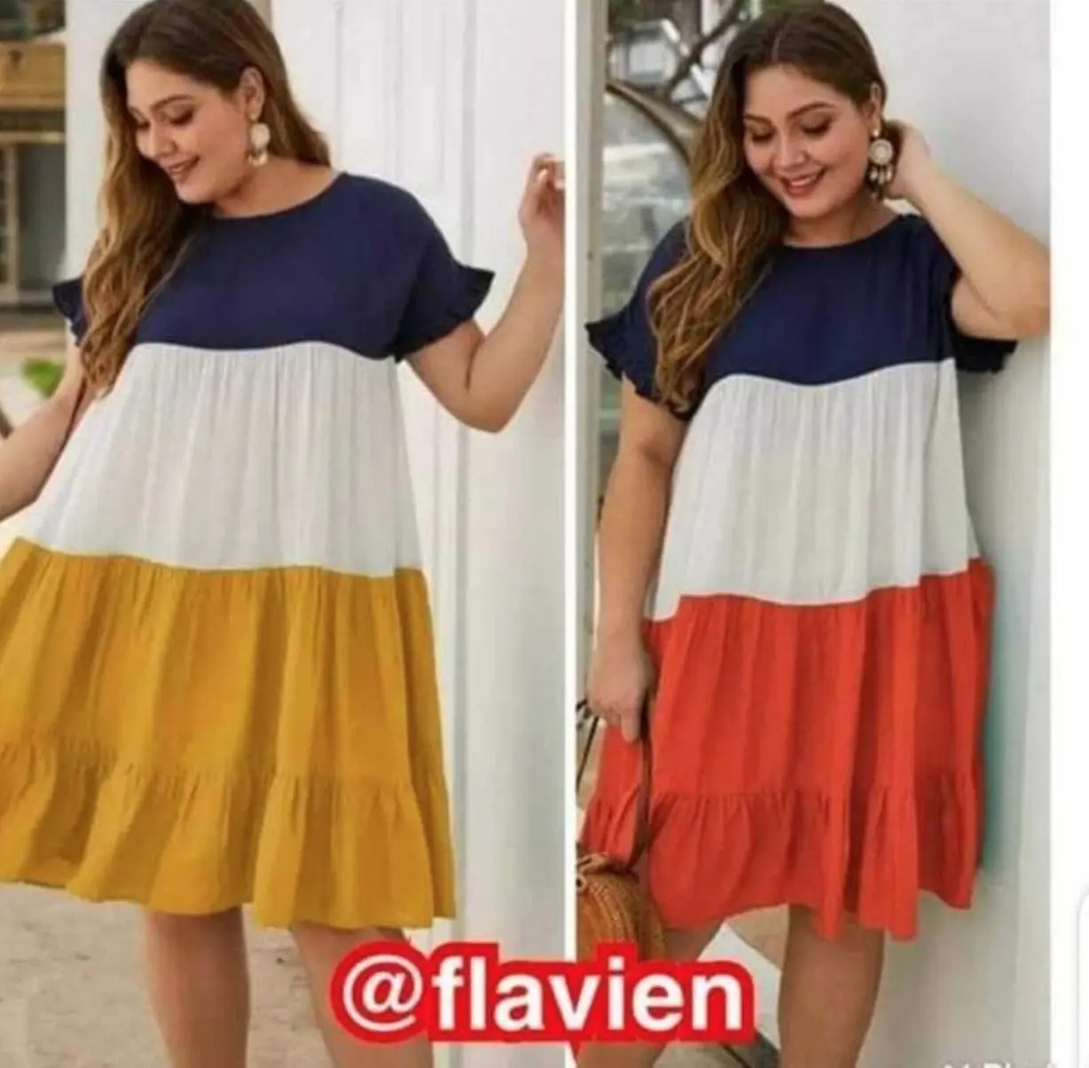 Loose Fit Short Sleeve Casual Work Dress for Ladies - Comfortable Office Midi