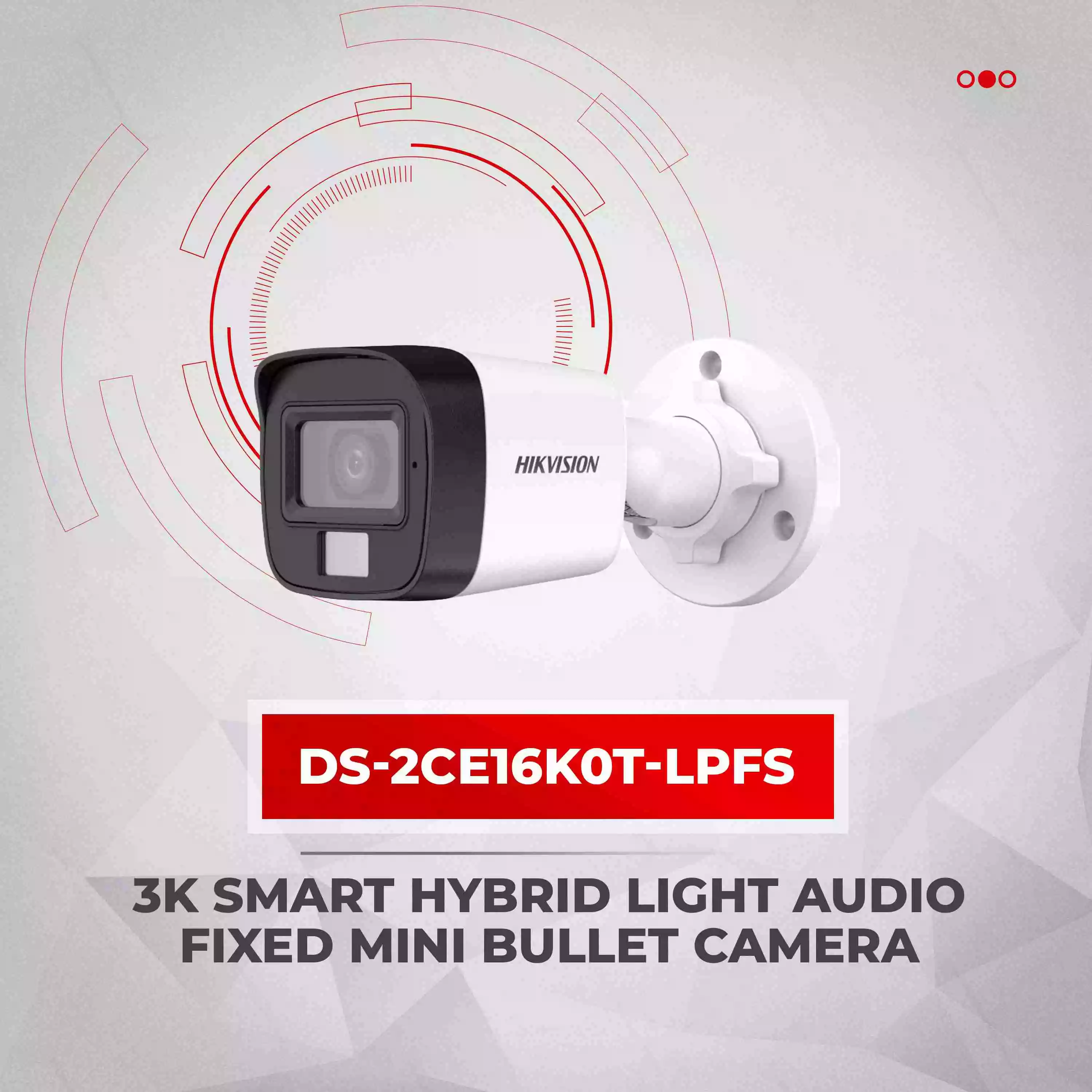 DS-2CE16K0T-LFPS Bullet CCTV Security Camera