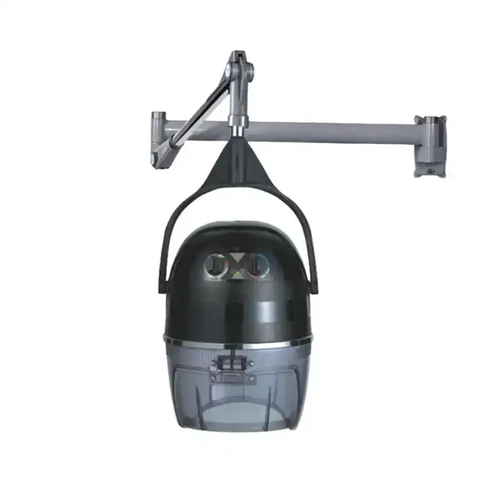 Professional Wall-Mounted Salon Hair Dryer - 950W Ionic Hooded Bonnet Stand