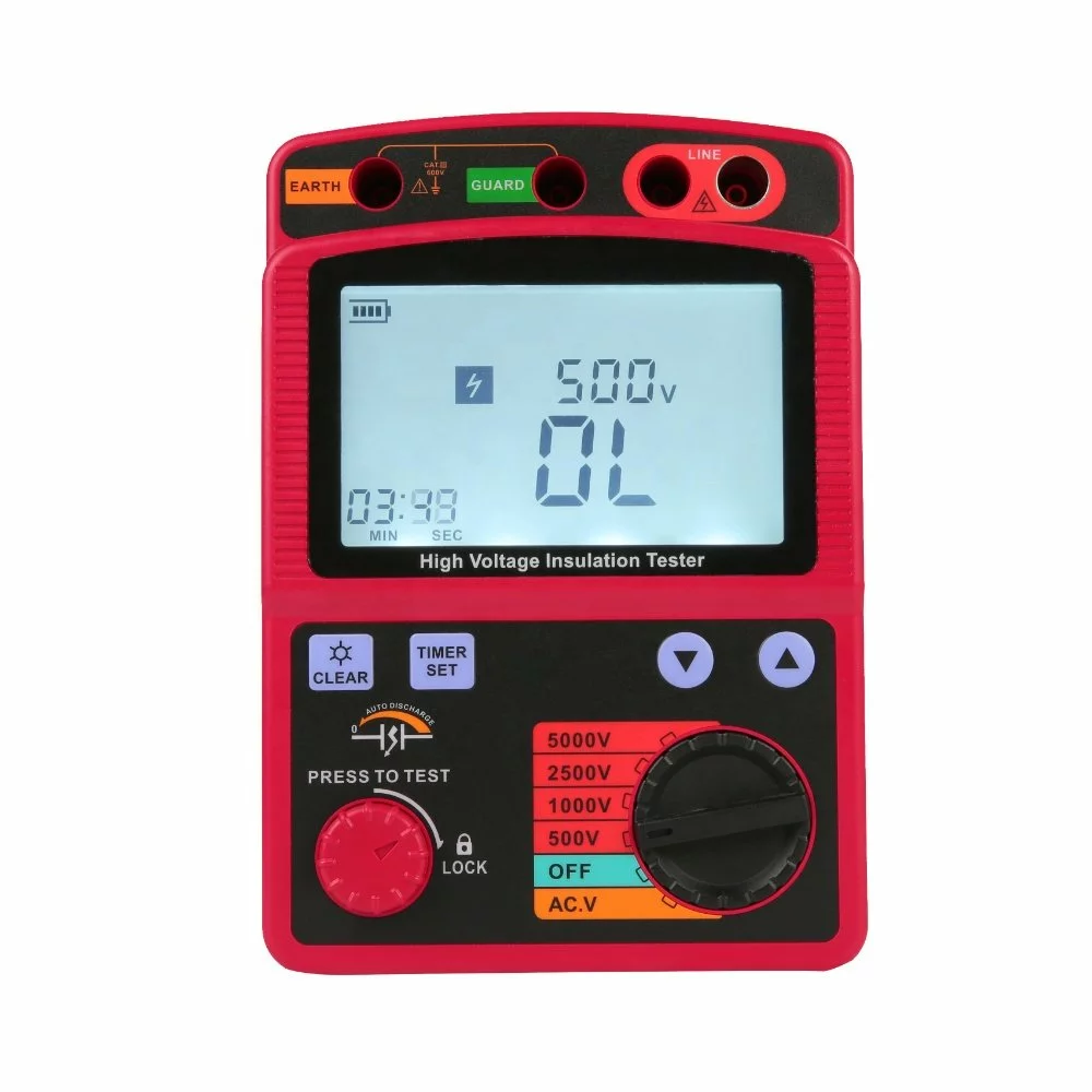 Insulation Resistance Tester Meter 5KV 5000V Megger