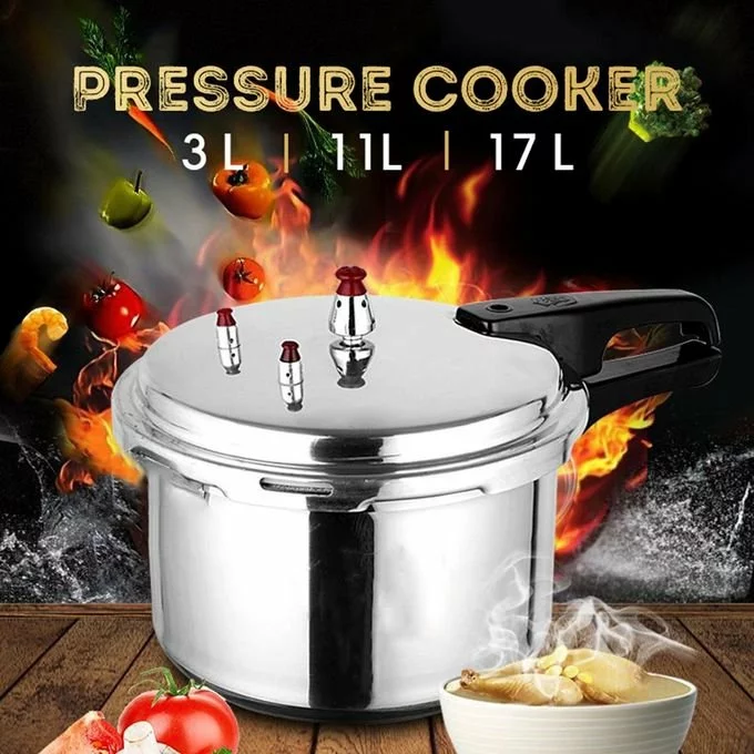18cm Commercial Stainless Steel Pressure Cooker (Grade 304)