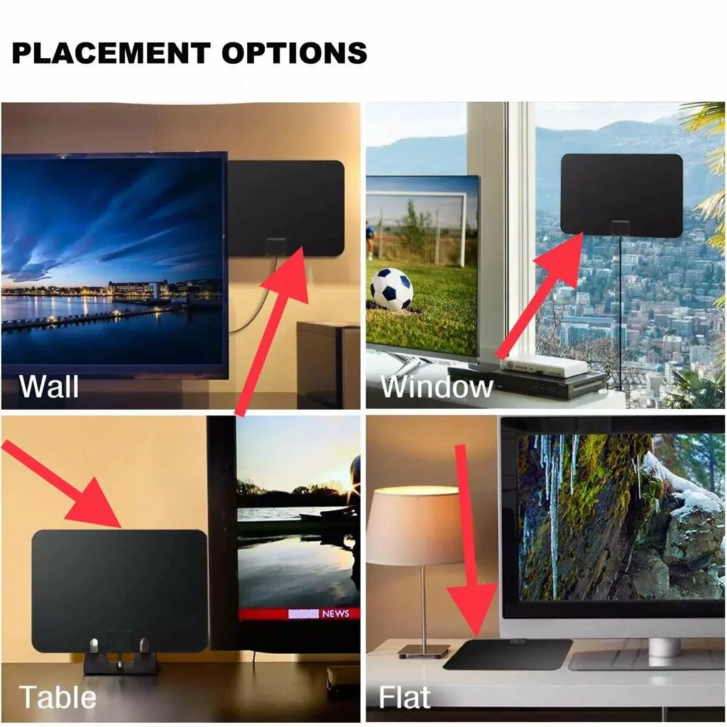 Davreen Indoor HDTV Digital Antenna with 3m Cable