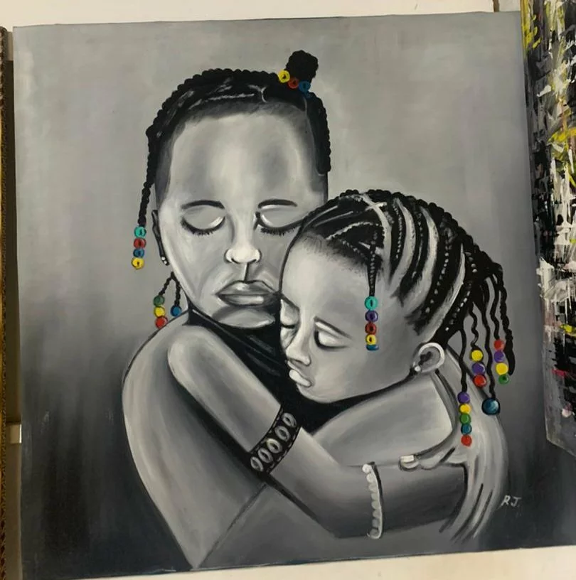 Original African Canvas Art Paintings - Interior/Exterior Wall Decor