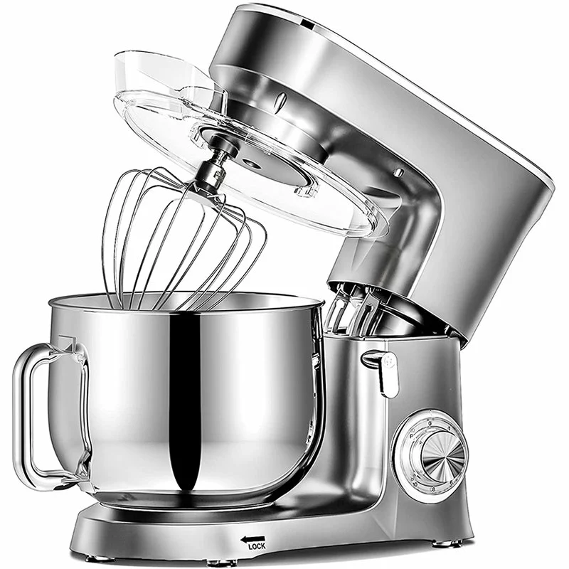 Professional Stand Mixer for Cake & Bread Dough - 1000W, 5–10L Bowl, 6 Speeds