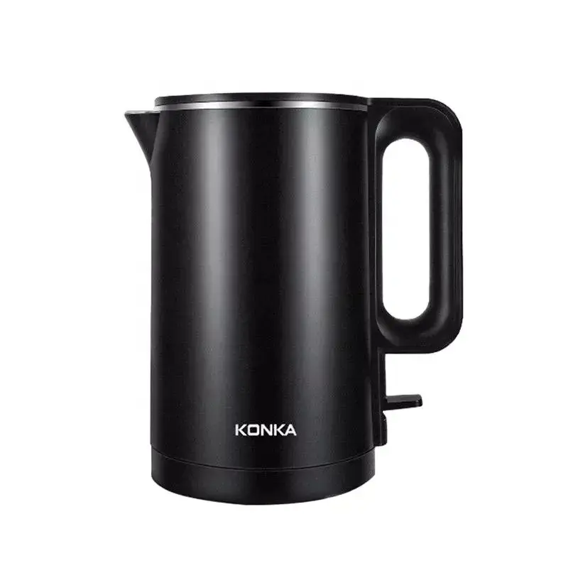 KONKA 1.9L Stainless Steel Electric Kettle - 1500W, Double Wall, Keep Warm, Auto Off