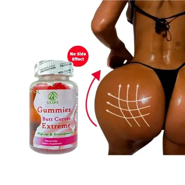 Butt Enhancement Gummies - Natural Herbal Supplements for Hip & Butt Enlargement