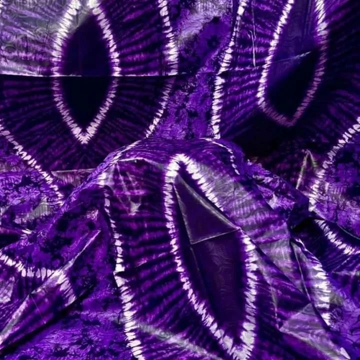 Adire/Batik Fabric (70% Polyester, 30% Cotton)