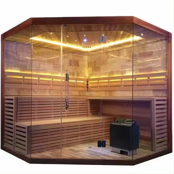 Solid Wood Steam Sauna Room (Red Cedar/Hemlock)