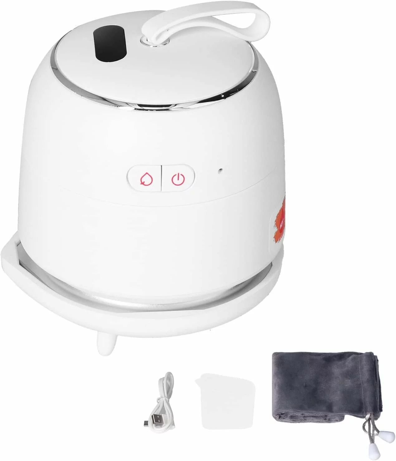 Mini Cordless Electric Iron - 75W Handheld Steamer, USB, Wrinkle Remover