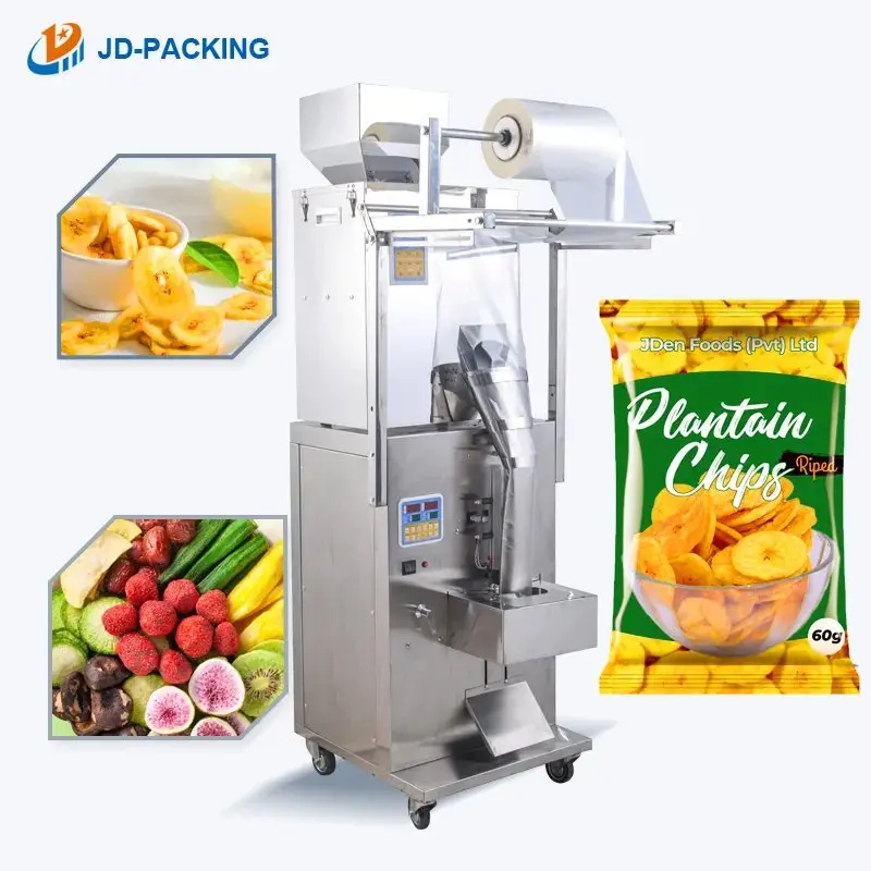 Automatic Vertical Sachet Packing Machine - 10–500g, 3-Side/Back Seal, Snacks/Chips/Candy