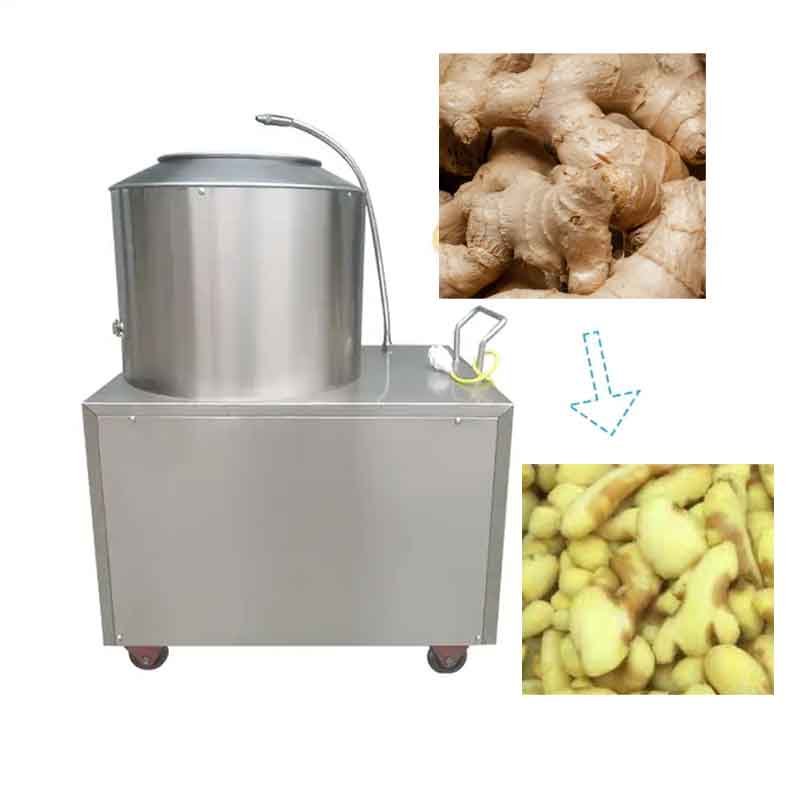 Commercial Ginger & Potato Peeler Washer - 200kg/h, 1.5kW, Stainless Steel