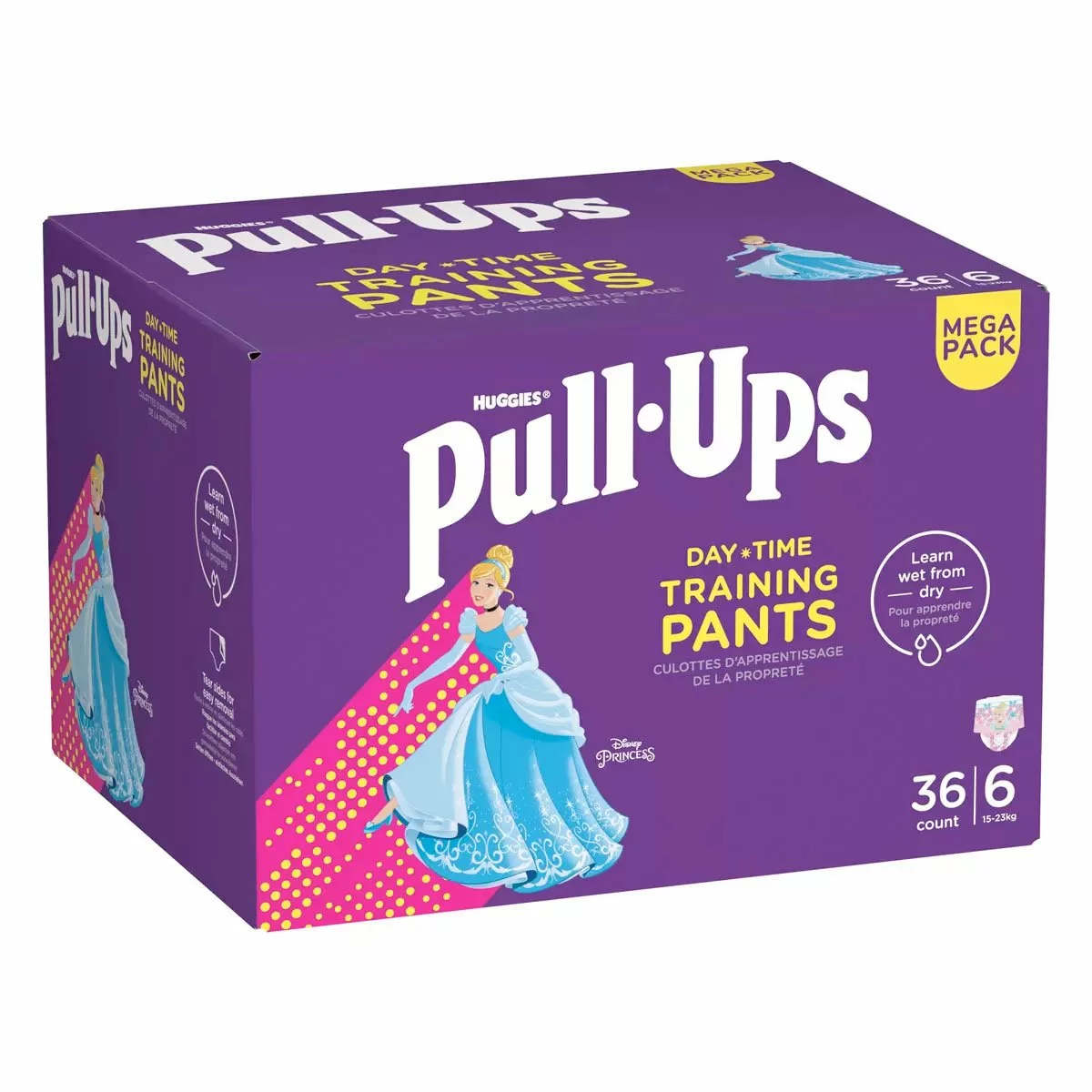 Huggies Pull-Ups Girls' Training Pants (Size 6, 36-Pack)