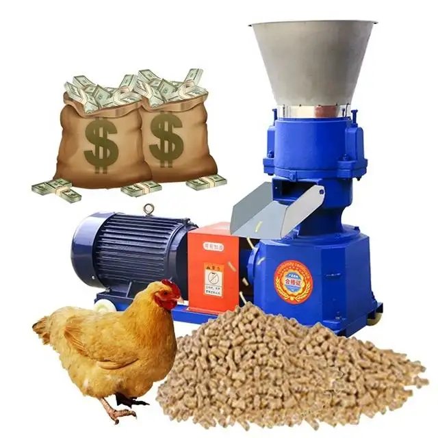 Animal Feed Pellet Mill Machine (11KW, 400kg/h)