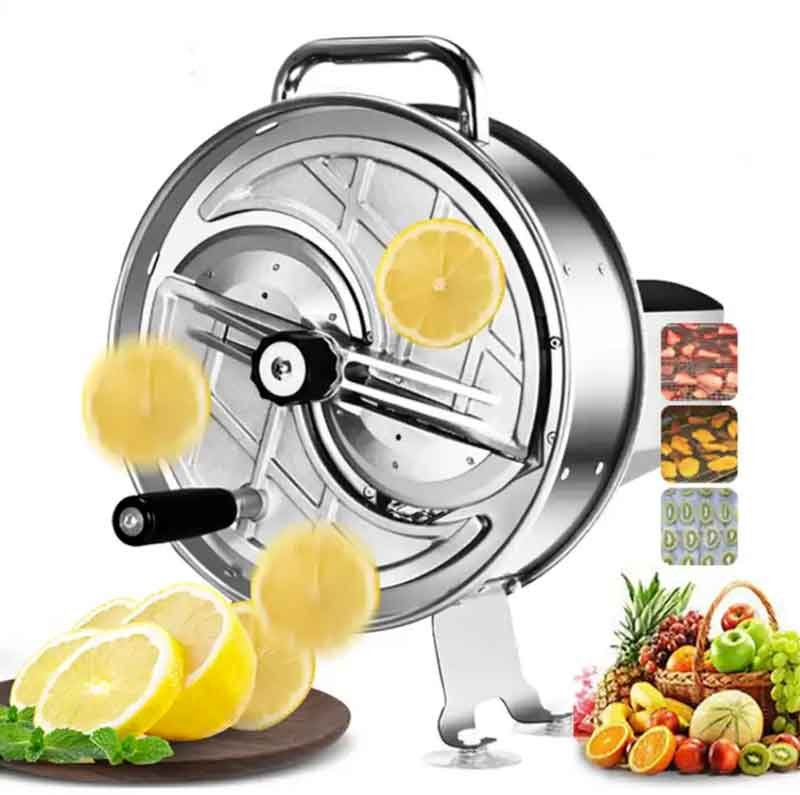 Commercial Vegetable & Fruit Slicing Machine (Stainless Steel)