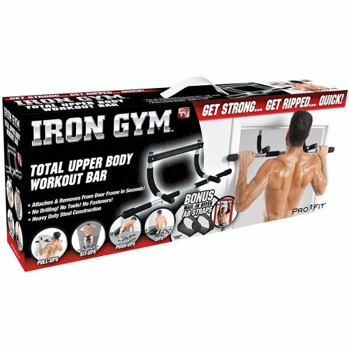 Solid Iron Gym Workout Bar