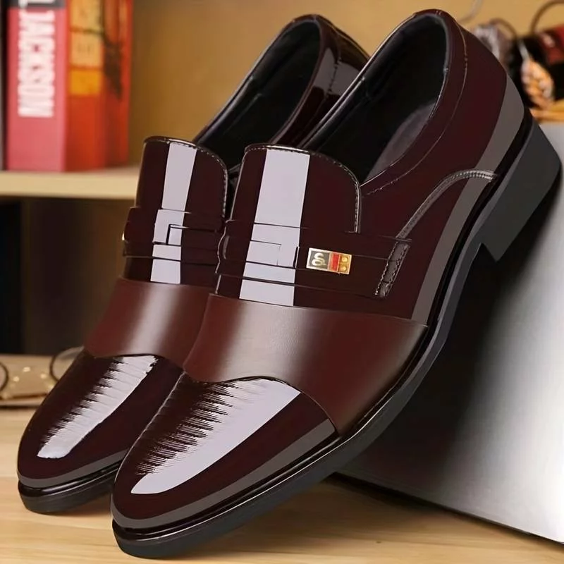 Men's Business Casual Slip-On Loafers (PU Leather)