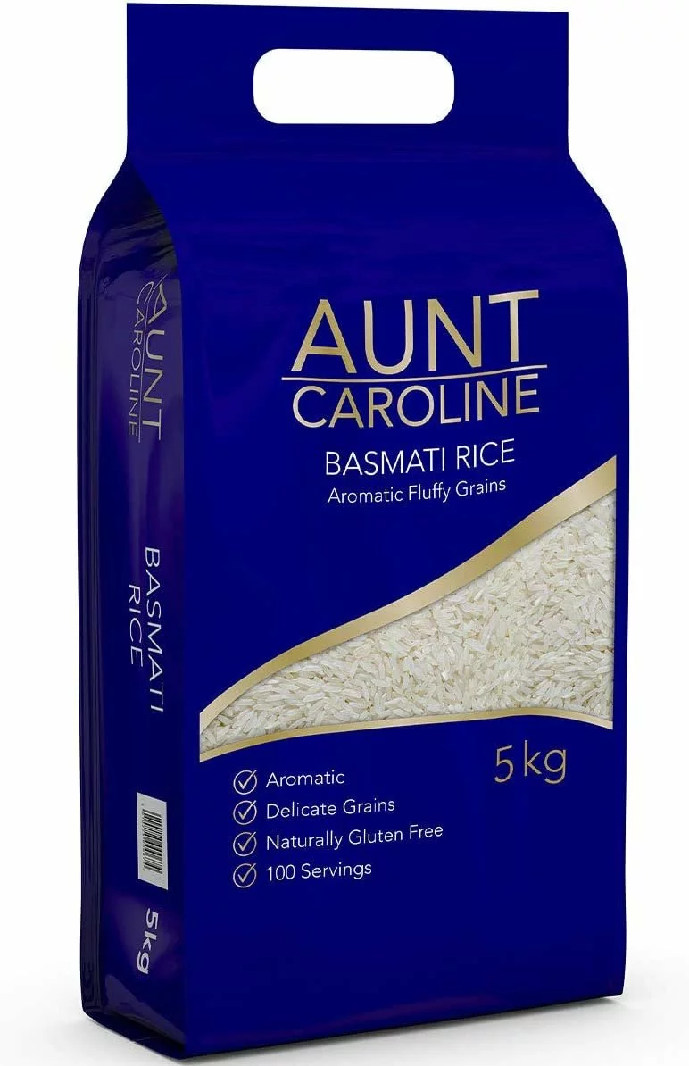 Aunt Caroline Rice 5kg Gluten-Free Basmati