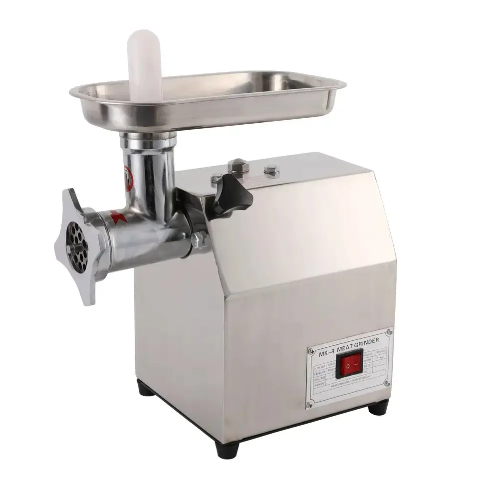 450W Electric Meat Grinder & Sausage Stuffer (Stainless Steel, 60kg/h)