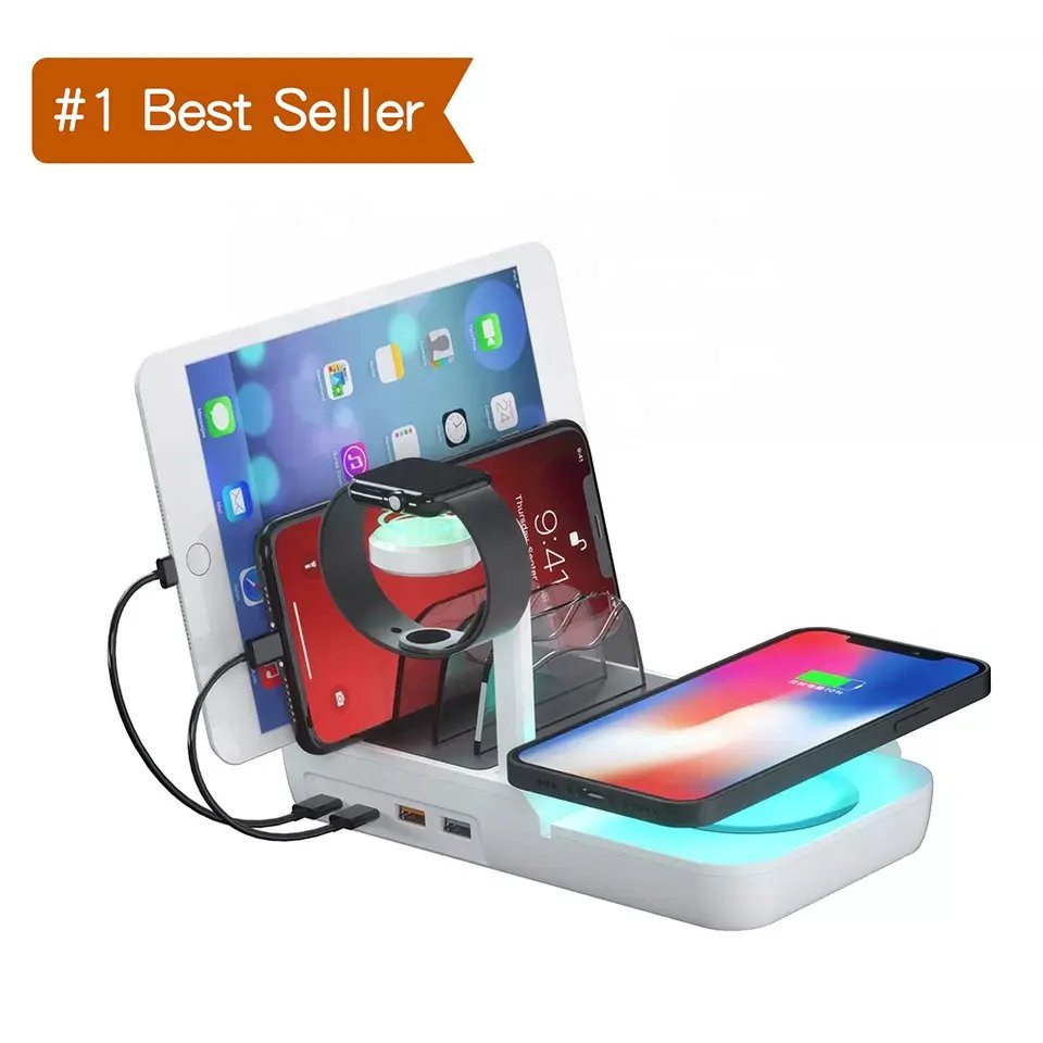 4-in-1 Wireless Charging Stand for iPhone & Android (70W)