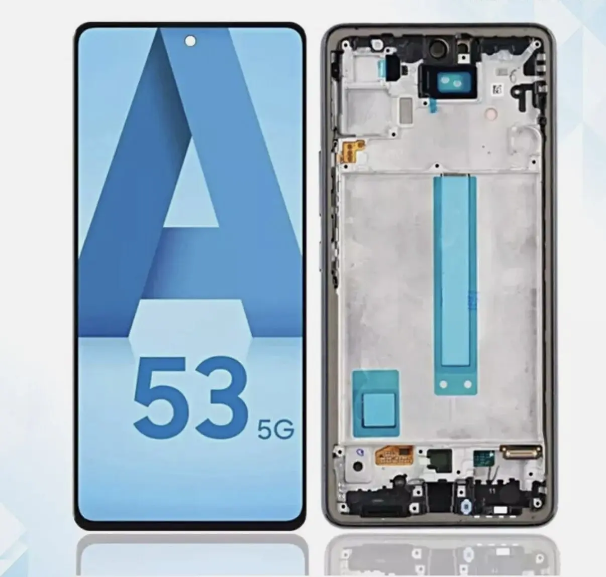 Samsung galaxy screen a53 5g a536b lcd touch screen replacement display wf frame