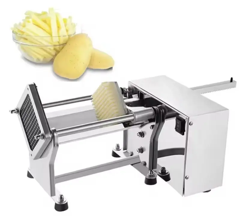 Electric French Fry Cutter & Potato Slicing Machine