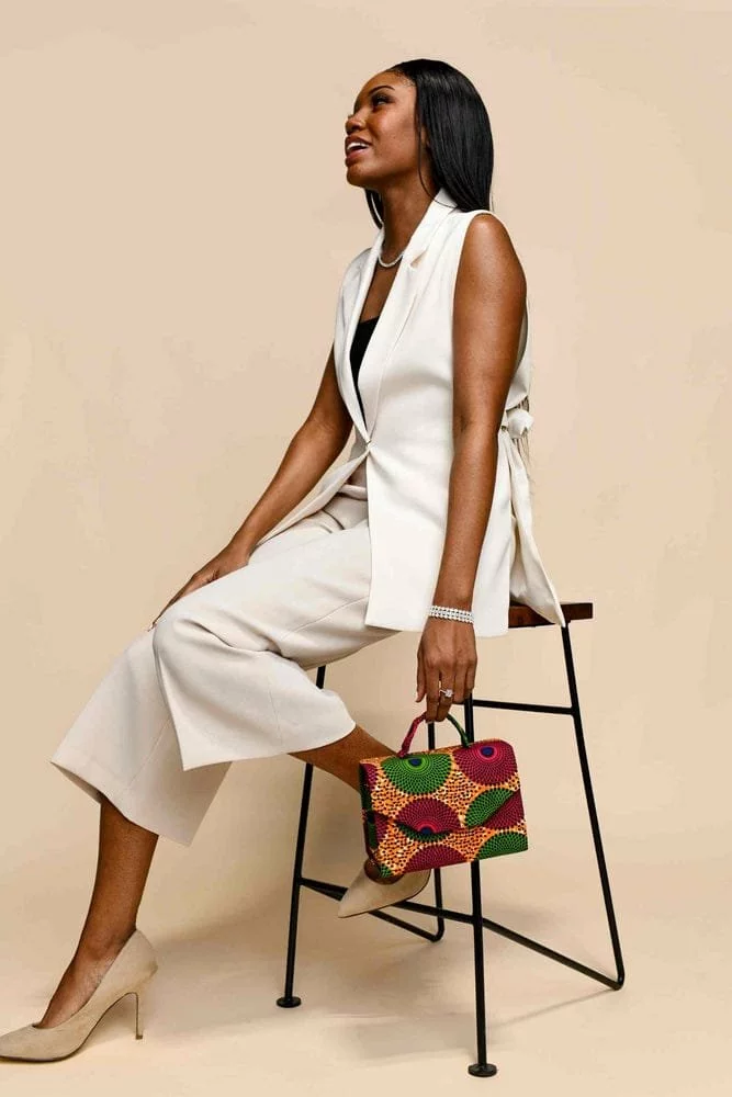 Afrique Bag Wax Print Crossbody Handbag for Women