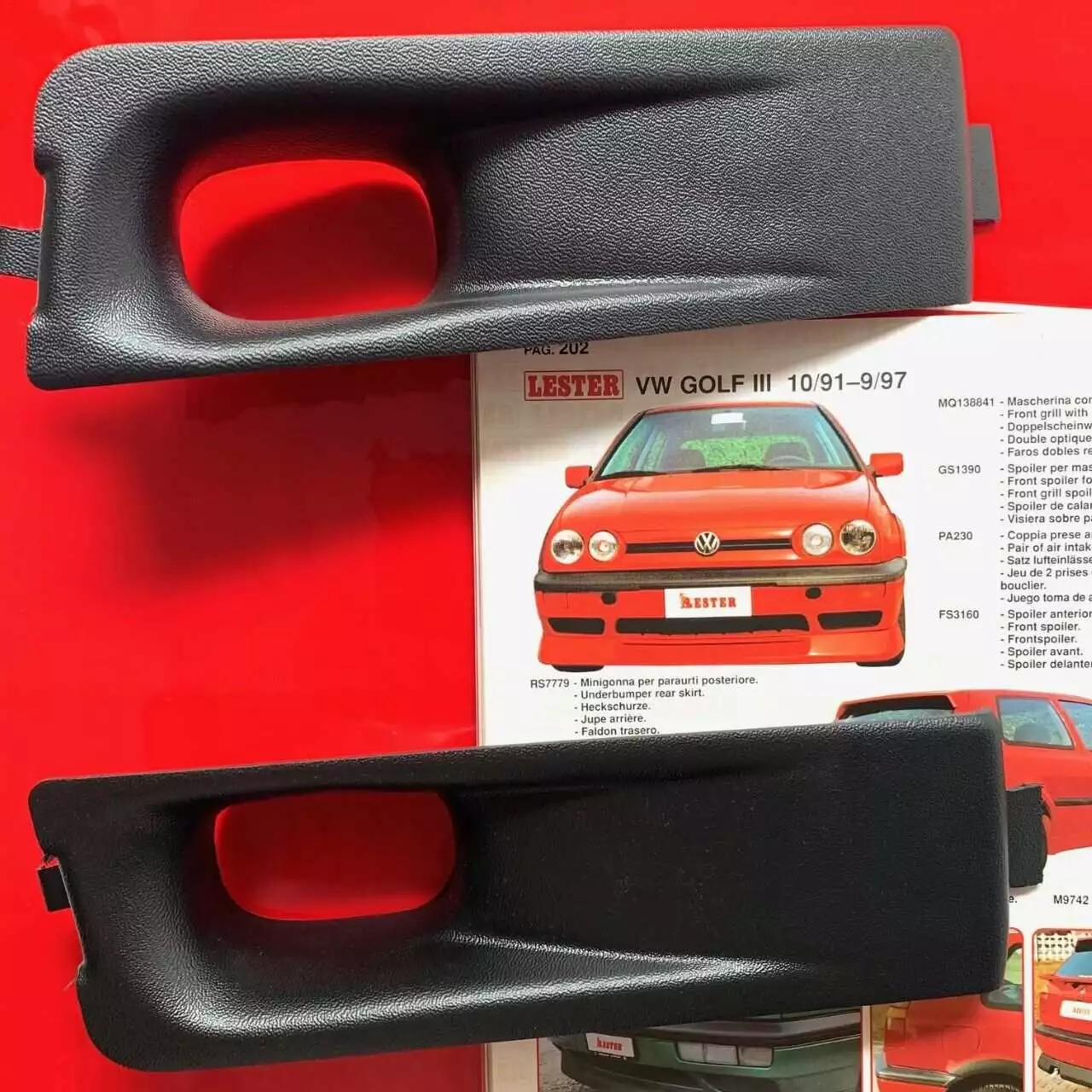 VW Vento/Golf 3 Air Intake Grille (ABS, Black)