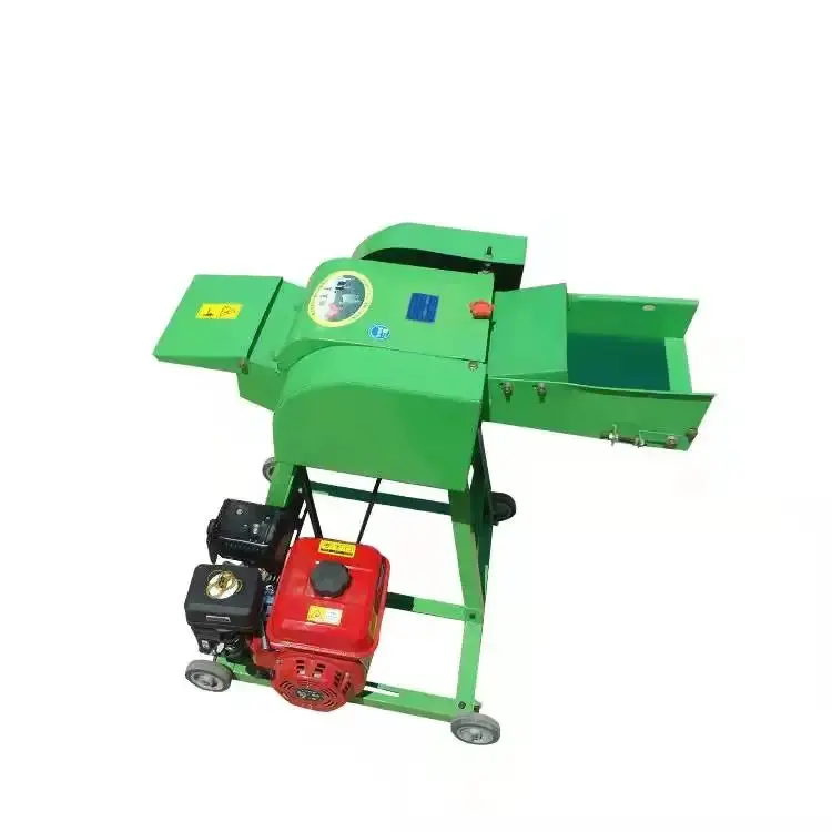 750kg/h Gasoline Powered Chaff Cutter & Feed Thresher Machine