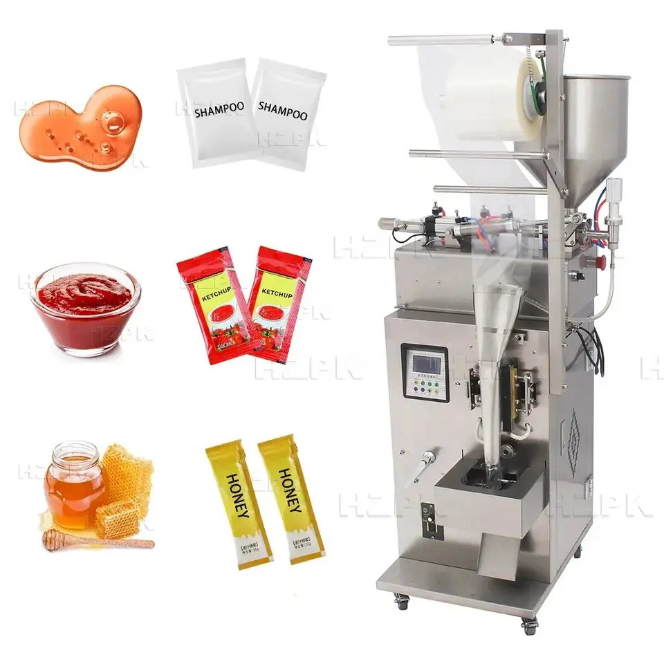 Automatic Sachet Packaging Machine for Sauces, Honey & Paste