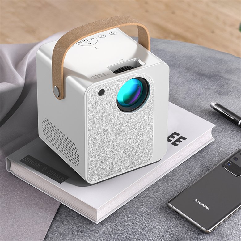 4K Mini LCD Portable Projector for Smartphones & PC