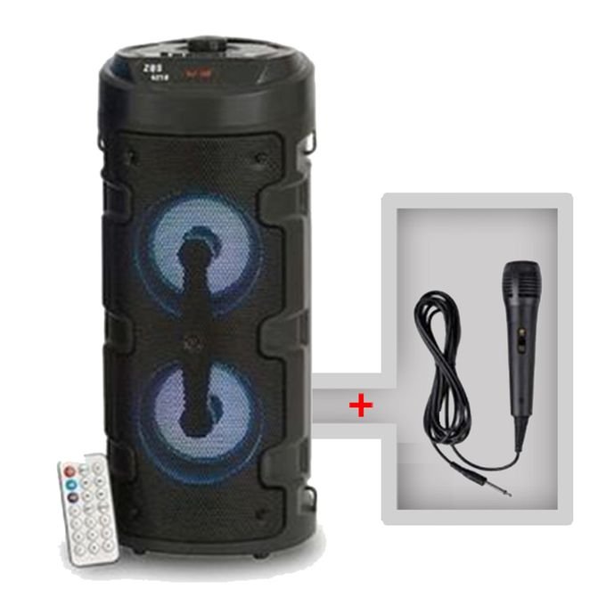 Portable Bluetooth Speaker with Karaoke & Microphone (12W)