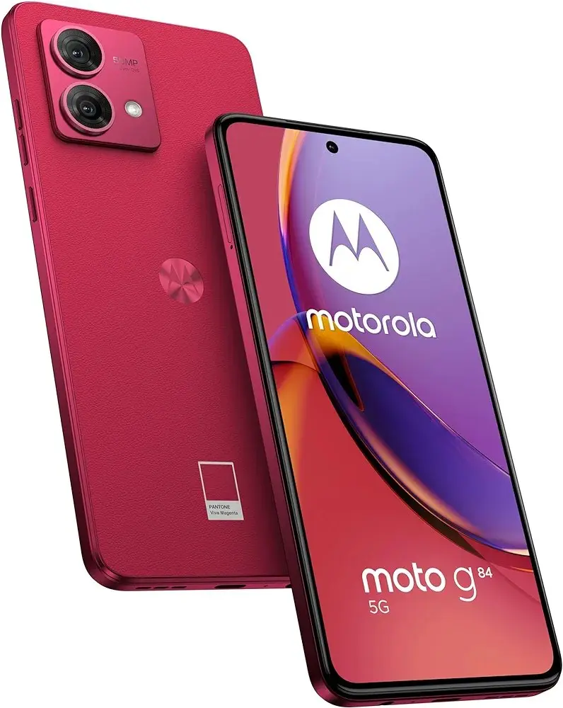 Motorola Moto G84 5G Smartphone (12GB RAM, 256GB, Viva Magenta)
