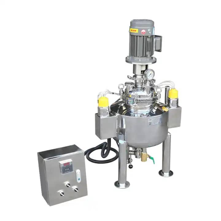 100L Vacuum Homogenizer Mixer Lab Emulsifier - Stainless Steel Cosmetic Paste Blender
