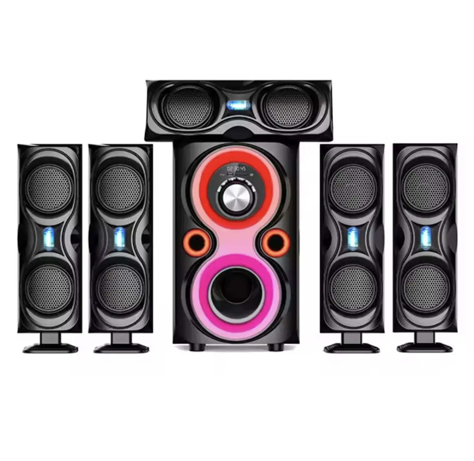 5.1 Channel Home Theater Speaker System with Subwoofer