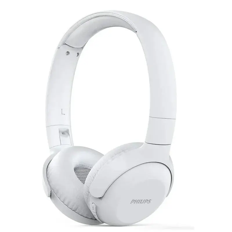 Philips UH202 On-Ear Headphones - 32mm Drivers, Foldable, 1.2m Cable, White