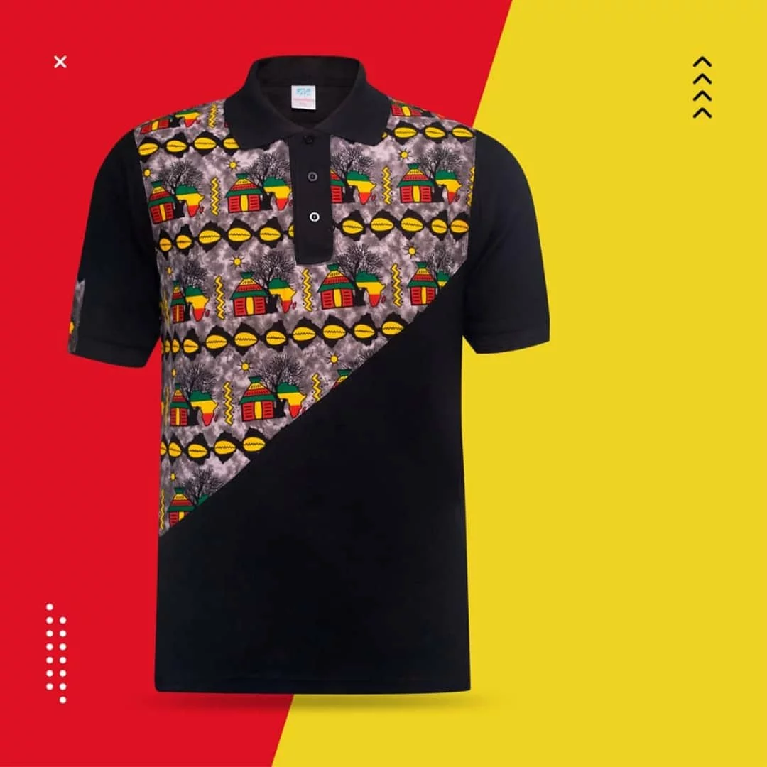 Unisex African Print T-Shirts & Polo Shirts (OlyAFRIK Brand)